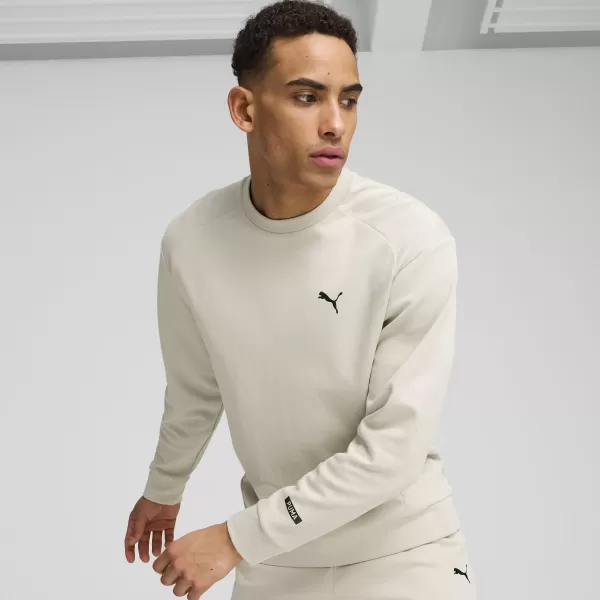  Hanorac pentru bărbați PUMA RAD/CAL CREW DK 68161868 PRAF DE DEȘERT 