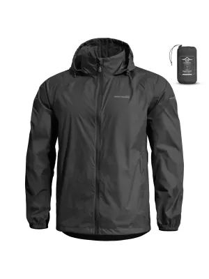 Jachetă pentru bărbați PENTAGON CLOUDBURST PACKABLE MENS RAIN JACKET K07019 NEGRU