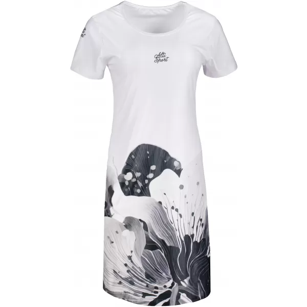  Tricou premium extins pentru femei ALTISPORT VOJ/ALW090SAT02 ALB 