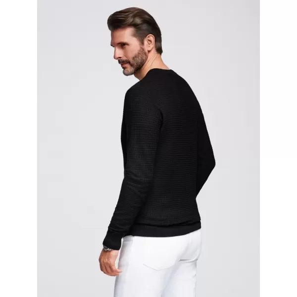  Pulover pentru bărbați OMBRE OM-SWSW-0181 NEGRU 