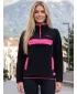 Hanorac de damă din fleece ALTISPORT GEMMY NEGRU
