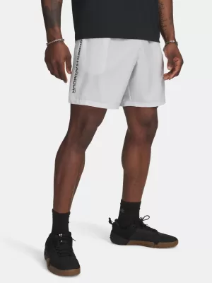 Pantaloni scurți pentru bărbați UNDER ARMOUR UA TECH WOVEN WORDMARK SHORT 1383356-023 GRI
