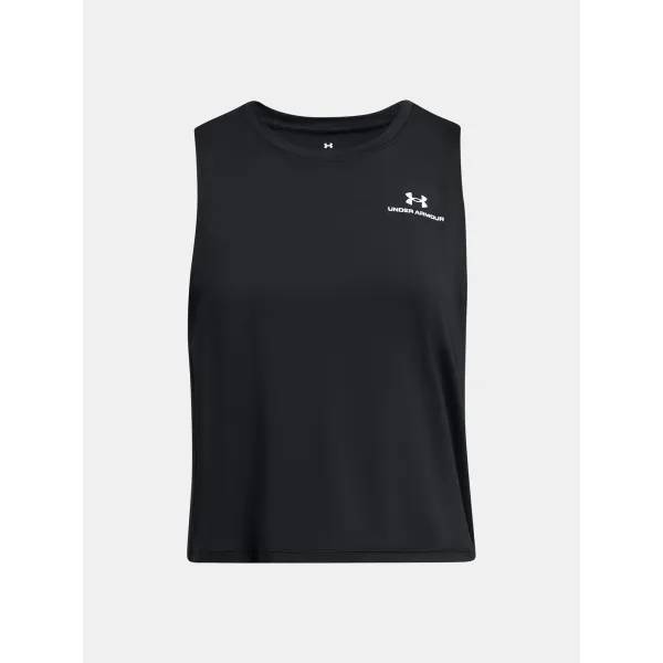  Maieu de damă UNDER ARMOUR VANISH ENERGY CROP TANK 1383654-001 NEGRU 