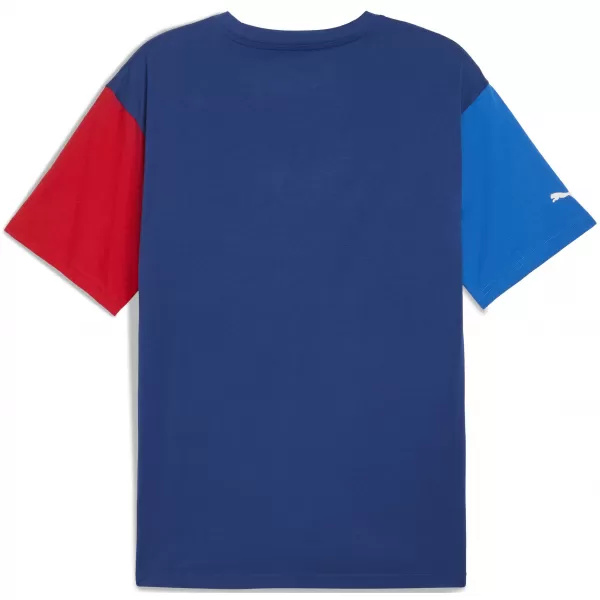  Cămaşă PUMA BMW MMS ESS+ LOGO TEE II 63305504 PENTRU CULOARE ALBASTRĂ/M 