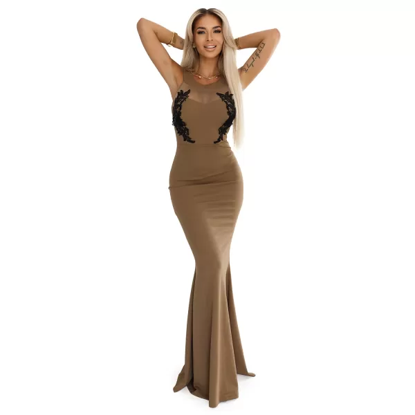  Rochie NUMOCO 617-1 MOCHA MOUSSE 