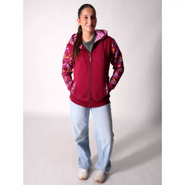  Hanorac de dama ALTISPORT GALAH BURGUNDIA 