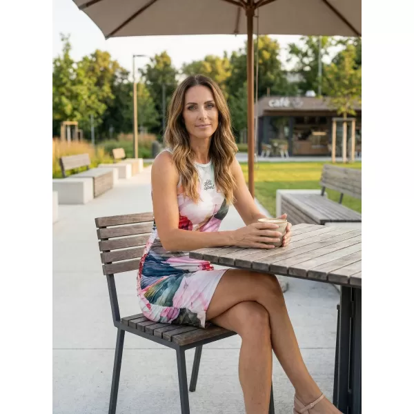  Rochie premium dama ALTISPORT VOJ/ALW117SAT03 CRIN-DESCHIS 