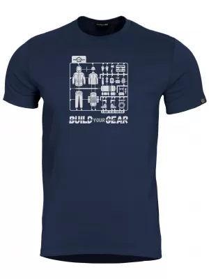 tricou PENTAGON AGERON BUILD YOUR GEAR K09012 ALBASTRU MIEZUL NOPȚII