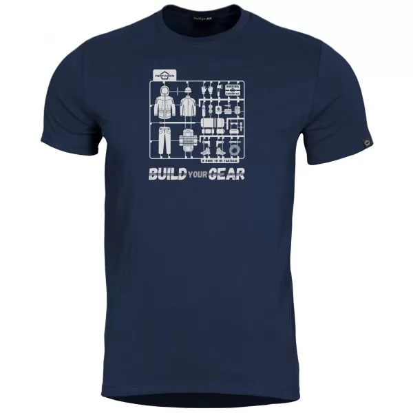  tricou PENTAGON AGERON BUILD YOUR GEAR K09012 ALBASTRU MIEZUL NOPȚII 
