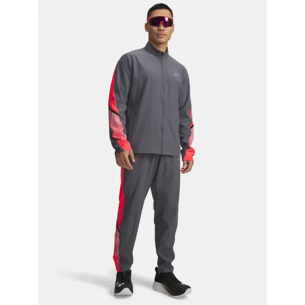  Pantaloni sport pentru bărbați UNDER ARMOUR UA VELOCITI STORM PANT 6005899-025 GRI 