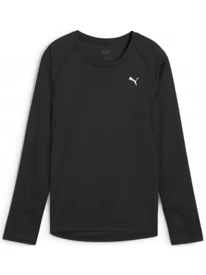 Cămaşă PUMA W RUN VELOCITY LONG SLEEVE (POLY) 52658101 PUMA NEGRU