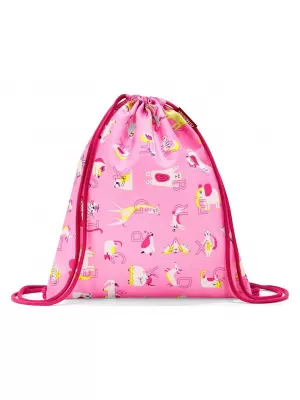 Geanta sport REISENTHEL MYSAC KIDS ABC PRIETENI ROZ