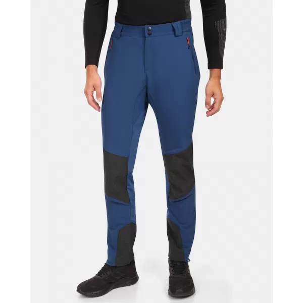  Pantaloni softshell pentru bărbați KILPI NUUK-M ZM0410KI ALBASTRU ÎNCHIS 