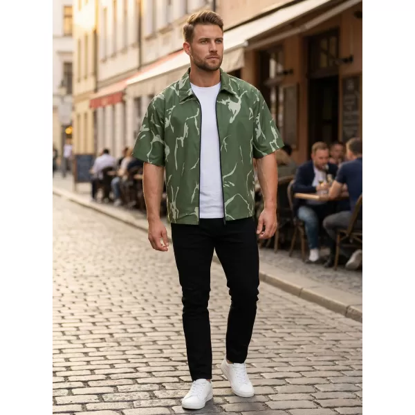  Cămașă premium pentru bărbați ALTISPORT VOJ/ALM052KOS01 KAKI 
