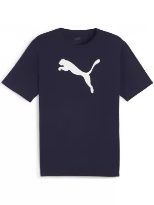 Jersey pentru bărbați PUMA TEAMRISE LOGO JERSEY COTTON 658705_06 PUMA NAVY/PUMA WHITE