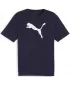 Jersey pentru bărbați PUMA TEAMRISE LOGO JERSEY COTTON 658705_06 PUMA NAVY/PUMA WHITE