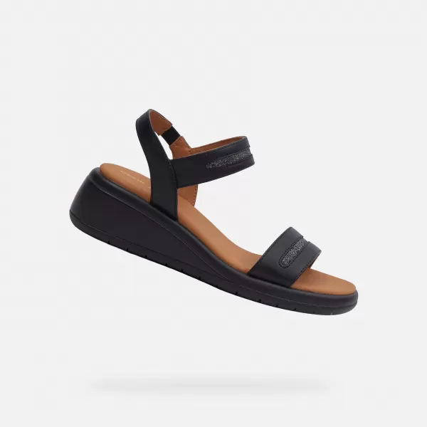  Sandale de dama GEOX MELICONIA G000969 NEGRU 
