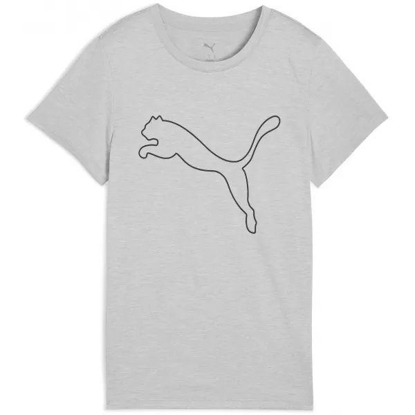  Cămaşă PUMA W TAD ESSENTIAL HEATHER LOGO TEE 52589304 HEATHER GRI DESCHIS 