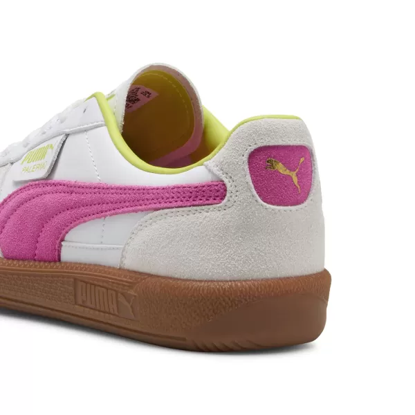  Pantofi pentru bărbați PUMA PALERMO LTH 39646425 CÂINE PUMA WHITE/FLURU PINK 