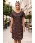 Tricou premium extins pentru femei ALTISPORT VOJ/ALW084SAT02 MARO
