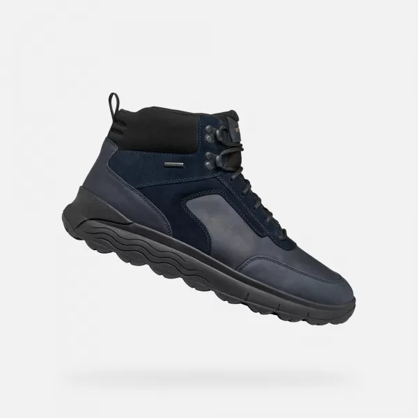  Botine pentru bărbați GEOX SPHERICA 4X4 ABX ALBASTRU ÎNCHIS 