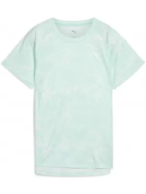 Tricou de damă PUMA W RUN VELOCITY AOP TEE 52759945 TOPITURĂ DE MENTĂ