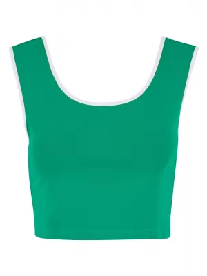 Maieu de damă URBAN CLASSICS TB7486A BROASCA VERDE/ALB/ALB/NEGRU