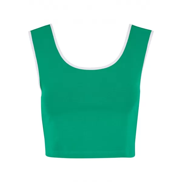  Maieu de damă URBAN CLASSICS TB7486A BROASCA VERDE/ALB/ALB/NEGRU 