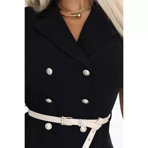  Rochie NUMOCO 596-3 NEGRU 