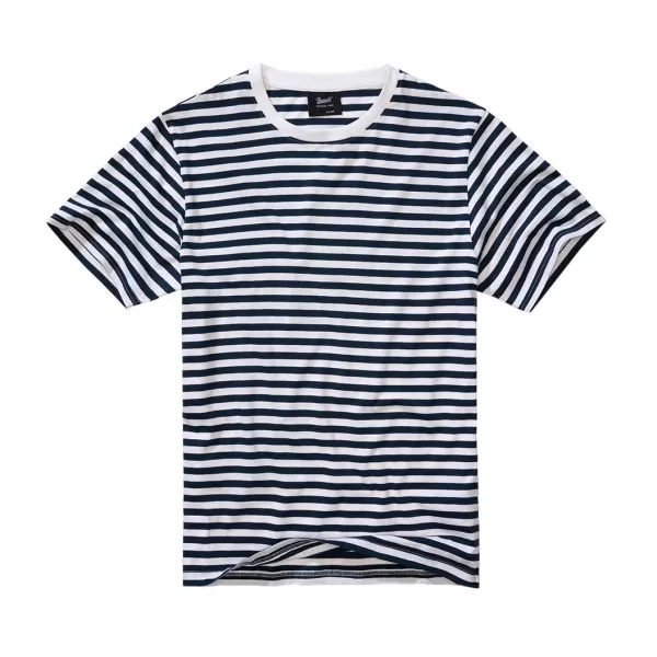  Tricou pentru bărbați BRANDIT 4208 BLEUMARIN/ALB 