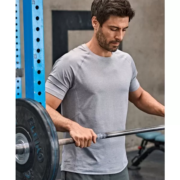  Tricou pentru bărbați TEE JAYS | TJ 7020 MELANGE DE MĂSLINE 