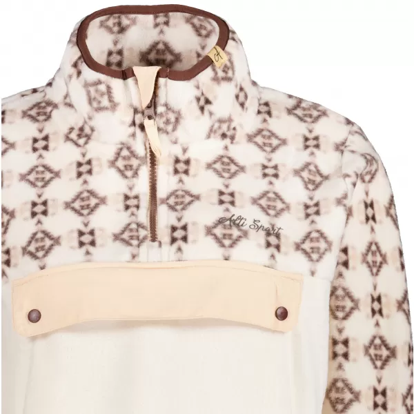  Hanorac de damă din fleece ALTISPORT GEMMY BEJ 