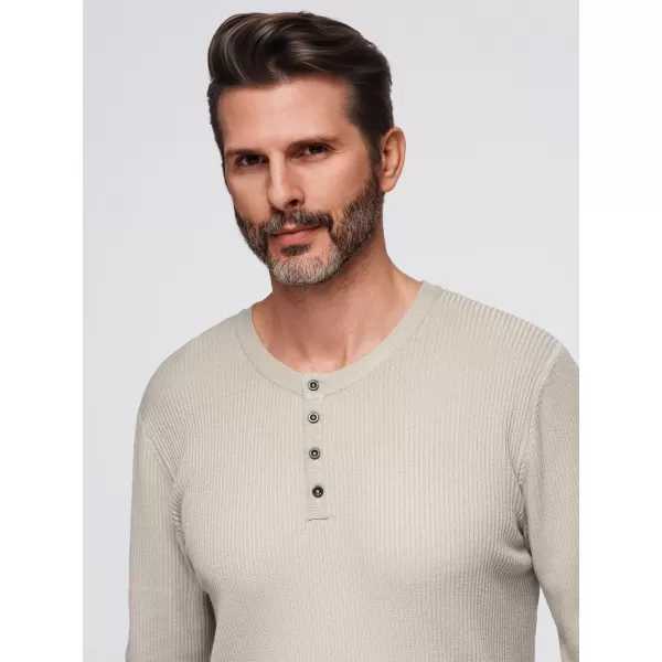 Pulover pentru bărbați OMBRE OM-SWSW-0182 BEJ 