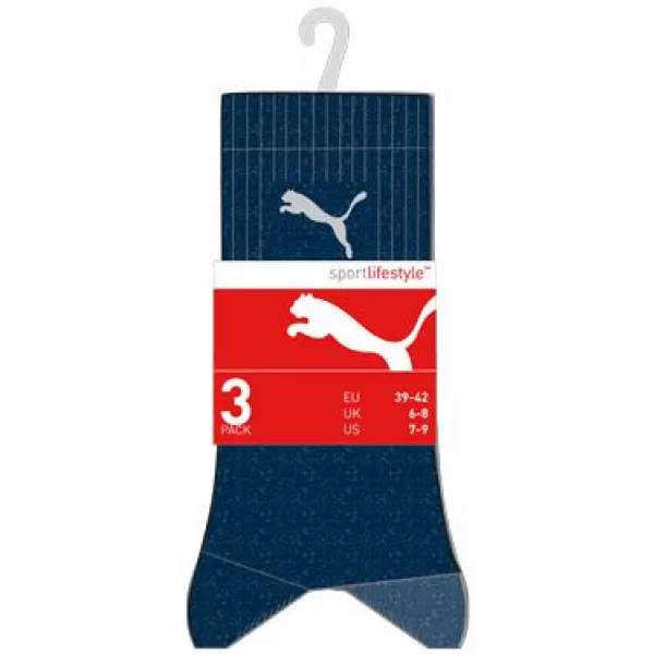  Șosete pentru bărbați PUMA CREW SOCK 3P 88035503 MARINA 