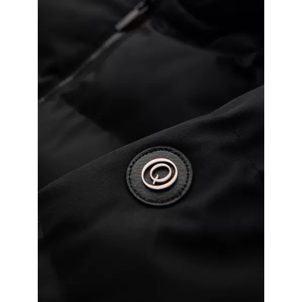  Palton pentru bărbați OMBRE OM-JALJ-0264 NEGRU 