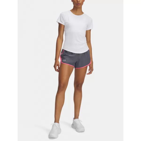  Pantaloni scurți de damă UNDER ARMOUR UA FLY BY 3 SHORTS 1382438-027 GRI 
