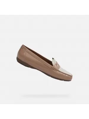 Mocasini de dama GEOX ANNYTAH MOC G000632 MARO DESCHIS