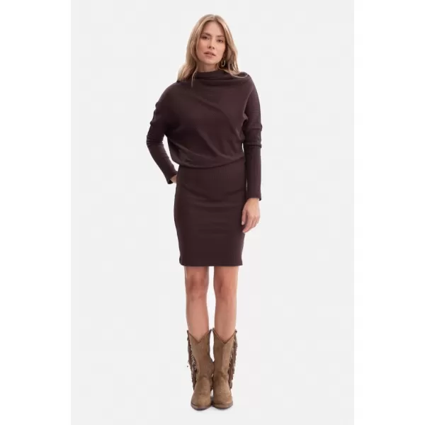  Rochie BEWEAR B309 CIOCOLATA NEAGRA 