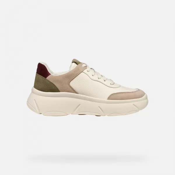  Adidași de damă GEOX NEBULA 2.0 G009658 CREMOS 