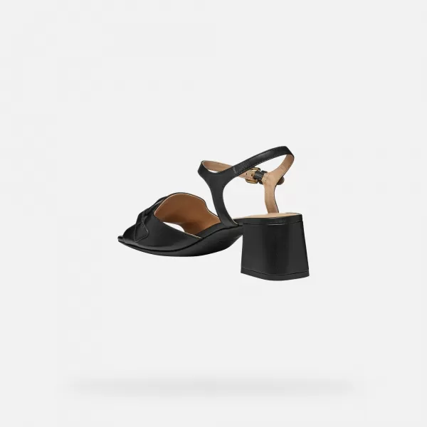 Sandale de dama GEOX NEW ERAKLIA 50 T NEGRU 