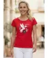 Tricou pentru femei cu mâneci scurte ALTISPORT ALW192122 ROŞU