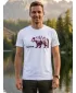 Tricou pentru bărbați cu mâneci scurte ALTISPORT ALM193129 ALB