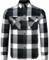 Cămașă de flanelă NORDBLANC QUANTUM NBSSM8243 GRI/VERDE