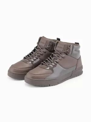 Pantofi pentru bărbați OMBRE OM-FOSH-0178 MARO ÎNCHIS