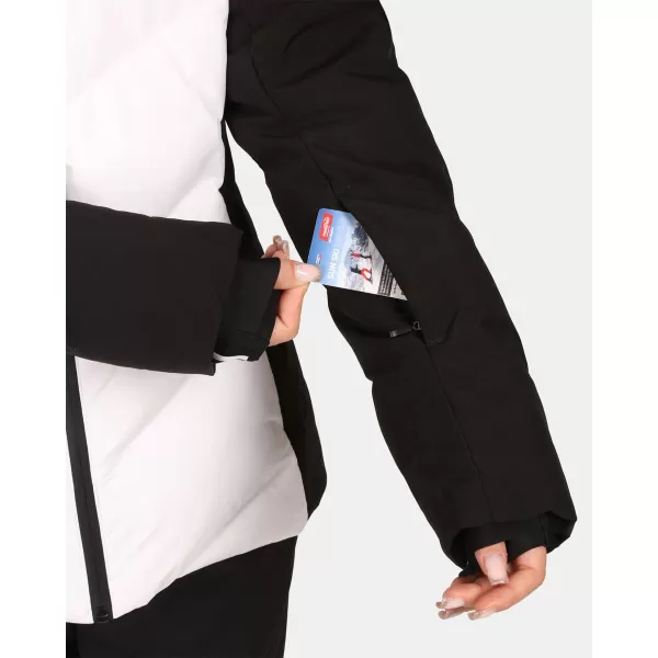  Jachetă de schi pentru femei KILPI SKIMMIA-W ZL0107KI ALB 