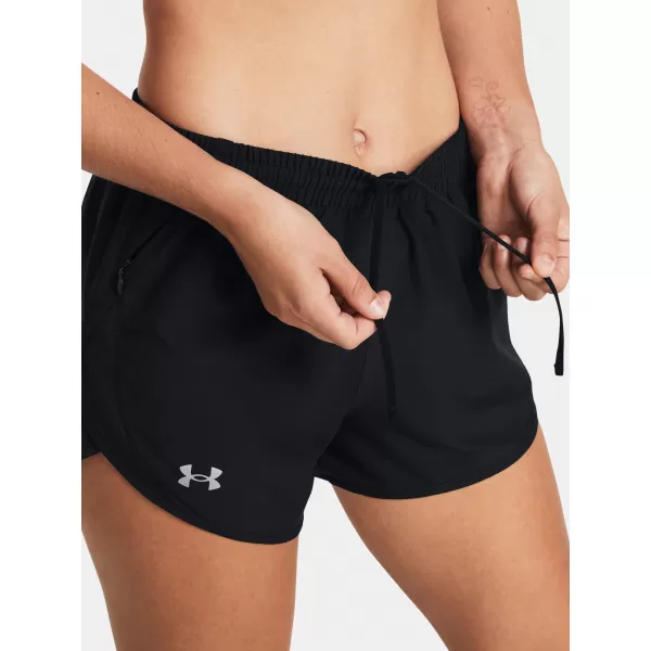  Pantaloni scurți de damă UNDER ARMOUR UA FLY BY 3'' SHORTS 1382438-001 NEGRU 