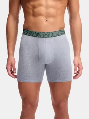 Boxeri pentru bărbați UNDER ARMOUR M UA PERF COTTON (3KS) 1383889-035 ALBASTRU JASP