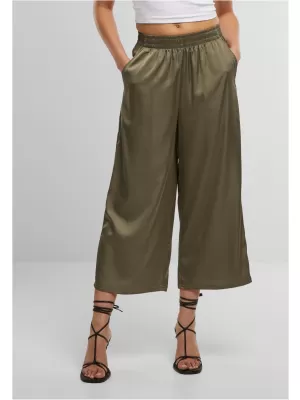 Pantaloni de dama URBAN CLASSICS TB7488 MĂSLINE PALID