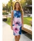 Rochie premium dama ALTISPORT VOJ/ALW117SAT03 ALBASTRU/ROZ