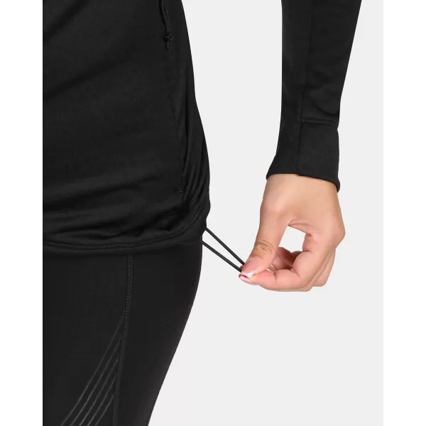  Hanorac de damă din fleece KILPI SIREN-W ZL0205KI NEGRU 